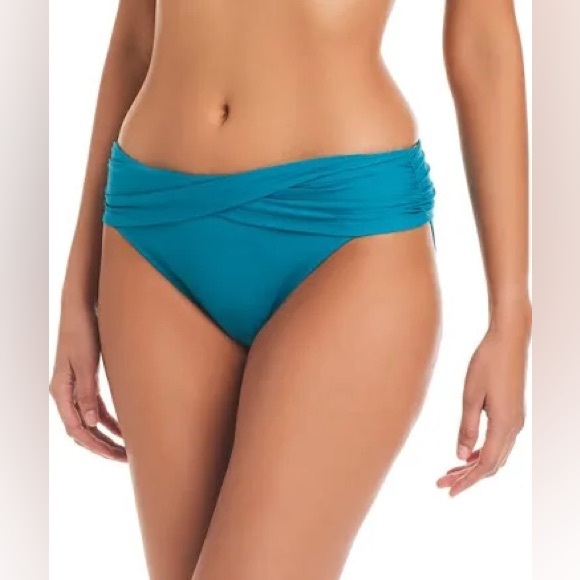 Bleu Rod Beattie Other - NWT Bleu By Rod Beattie Kore Sarong Hipsyer Bikini Bottom Blue  8